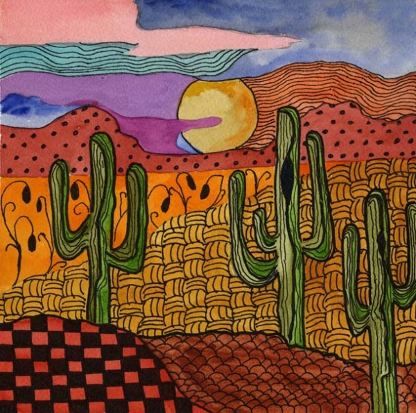 Click here to view Desert Sunset by Pamela Morgan