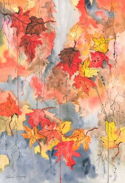 Fall Leaves by Pamela Morgan