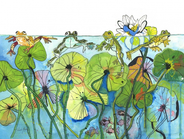 Click here to view Frog Pond by Pamela Morgan