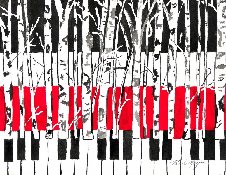 Click here to view Birch Tree Boogie Woogie  by Pamela Morgan